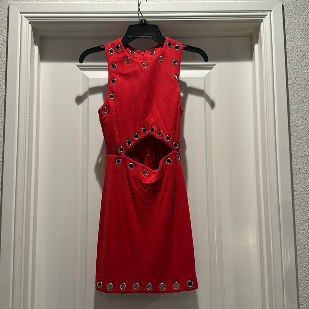 Red NBD Mini Dress